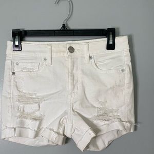 NWT American eagle white high rise shorts